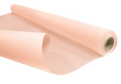 Papier pakowy ozdobny KRAFT DUO PASTEL pudrowy róż 50cm/10m