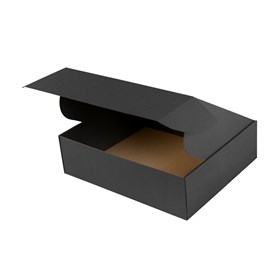 Karton fasonowy czarny 395x315x125 mm fala E