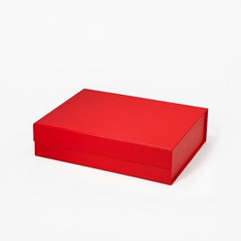 Pudełko Magnetyczne Czerwone 330x255x70mm (zew)A4