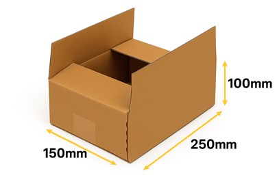 Karton klapowy 250 x 150 x 100 mm