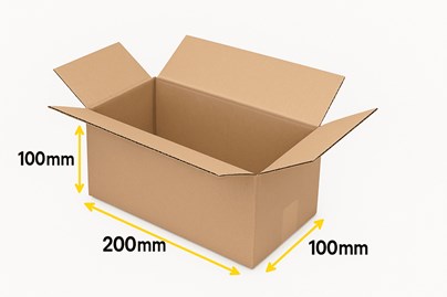 Karton klapowy 200 x 100 x 100 mm