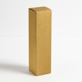 Pudełko ozdobne na wino 100x100x340mm Złote K-891