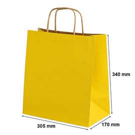 Torba Papierowa Żółta