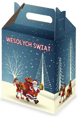 świąteczne pudełko prezentowe
