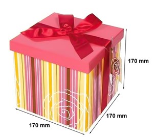 Pudełko składane 170x170x170mm M+ K-803 SF4