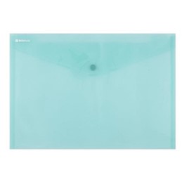 Teczka kopertowa PP A4 zatrzask 12szt. ziel