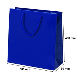 Torebka Laminowana Granatowa