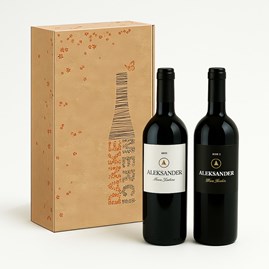 Karton prezentowy ozdobny 360x196x93mm Danke/Merci