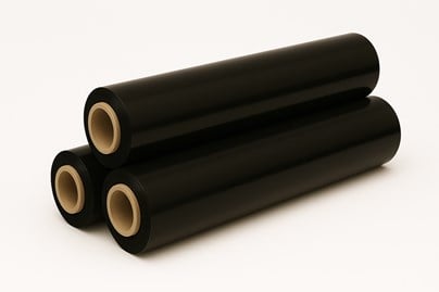 Czarna folia stretch