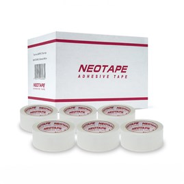 Taśma AKRYL Transparent 48mm/90m NEOTAPE, zgrzewka - 6 rolek