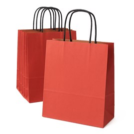 Pakiet - Torba papierowa na prezent 180x80x225 / CZERWONA 10 szt