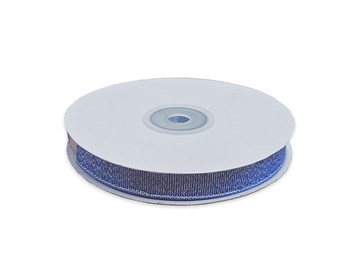 Wstążka brokatowa 12mm 32m WB7005 niebieska