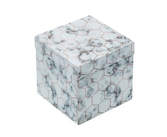 Pudełko ozdobne składane 11x11x11cm MARMUR