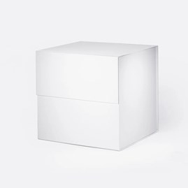 Duże białe pudełko magnetyczne 305×305×305 mm