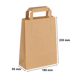 Torba Papierowa Ekologiczna Brązowa