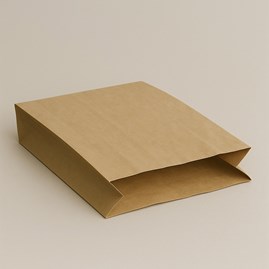Torba papierowa FAŁDOWA 180x350 / BRĄZOWA 1000szt