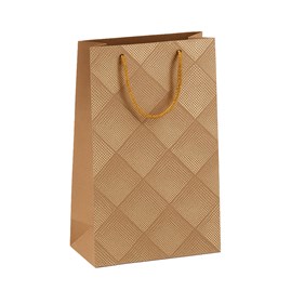 Torebka na 2 butelki z winem 210x100x360mm K-482 SZZ